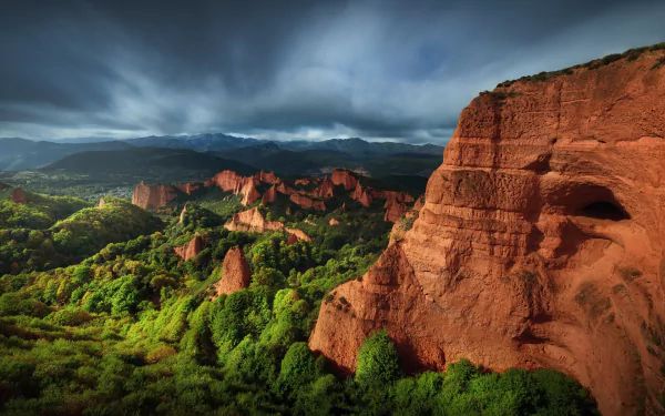 panorama cliff nature landscape HD Desktop Wallpaper | Background Image