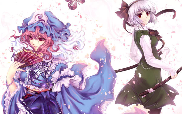 Youmu Konpaku Anime Touhou HD Desktop Wallpaper | Background Image