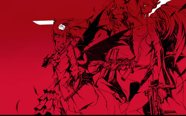 Anime Touhou HD Desktop Wallpaper | Background Image