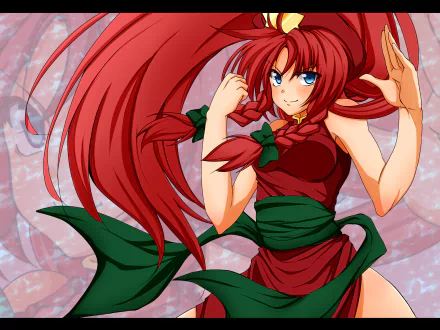 Hong Meiling Anime Touhou HD Desktop Wallpaper | Background Image