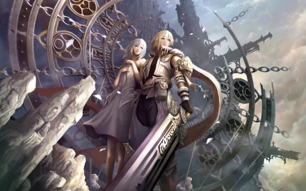 Elena (Pandora's Tower) Aeron (Pandora's Tower) video game Pandora's Tower HD Desktop Wallpaper | Background Image