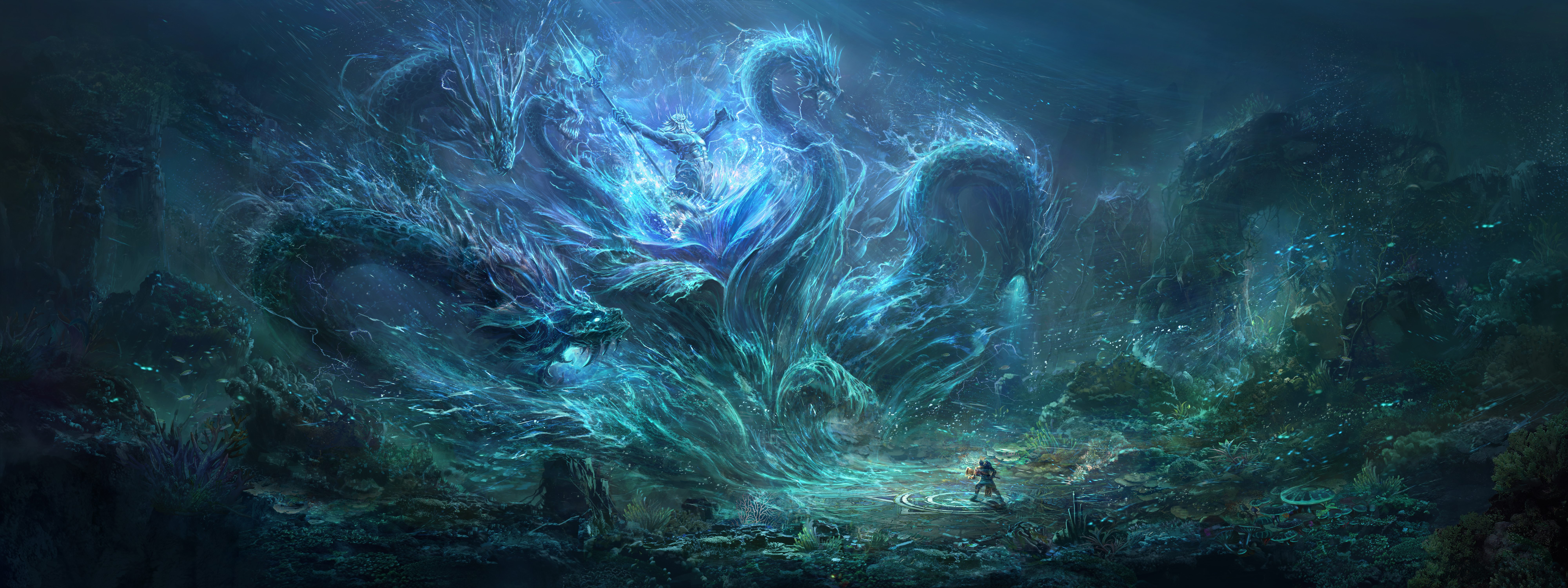 Sea Monsters by Wang Nan