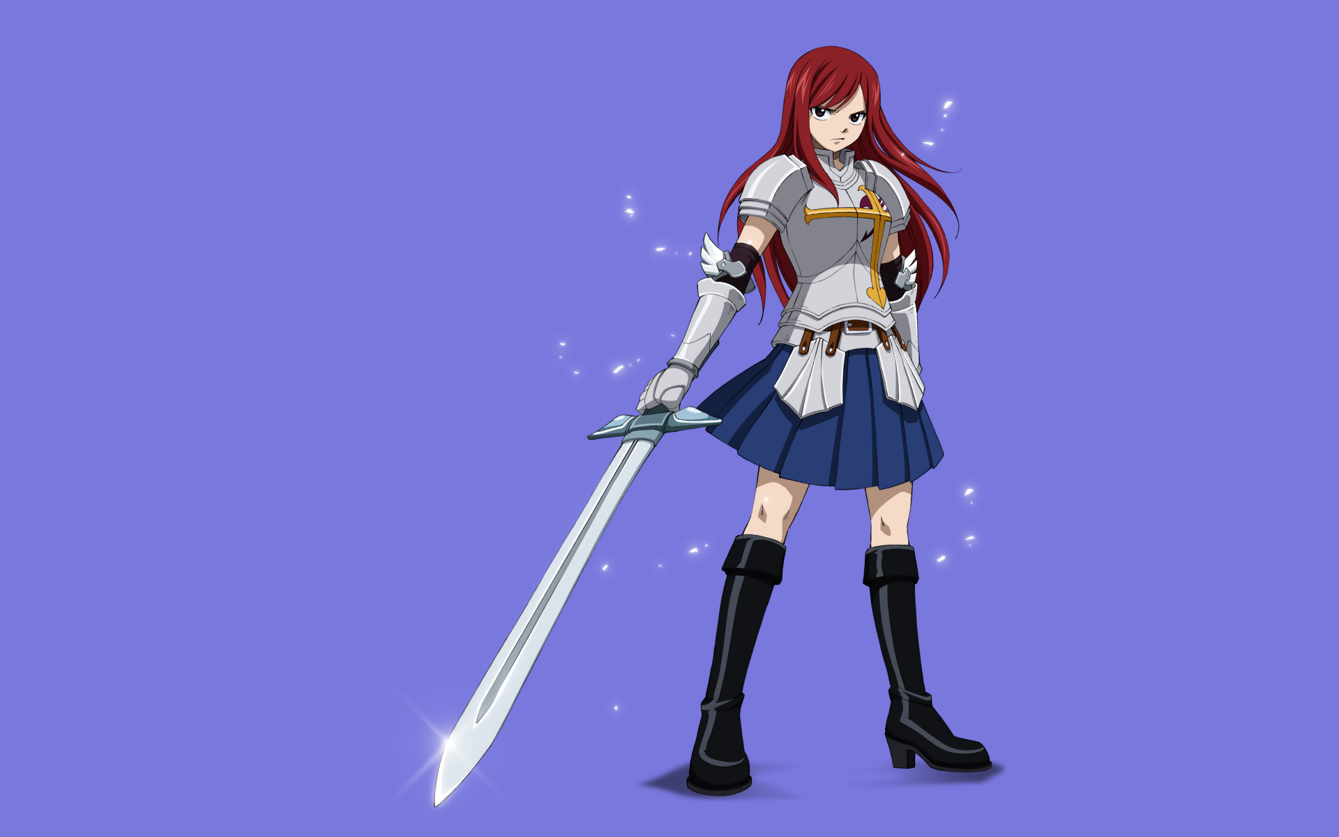 Erza Scarlet 4K Ultra HD Wallpaper Stunning Fairy Tail Anime Art 