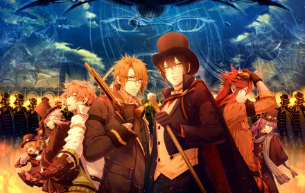 Delacroix II (Code: Realize) Arsène Lupin (Code: Realize) Impey Barbicane Saint-Germain (Code: Realize) Victor Frankenstein Abraham Van Helsing video game Code: Realize HD Desktop Wallpaper | Background Image