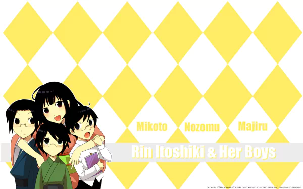 Majiru Itoshiki Mikoto Itoshiki Nozomu Itoshiki Rin Itoshiki Anime Sayonara Zetsubou-Sensei HD Desktop Wallpaper | Background Image