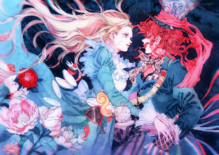 Mad Hatter Alice (Alice in Wonderland) Anime Alice In Wonderland HD Desktop Wallpaper | Background Image
