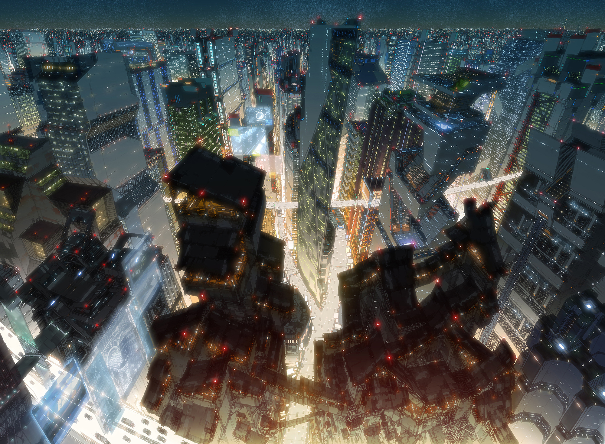 Download Anime City HD Wallpaper Download Anime City HD Wallpaper