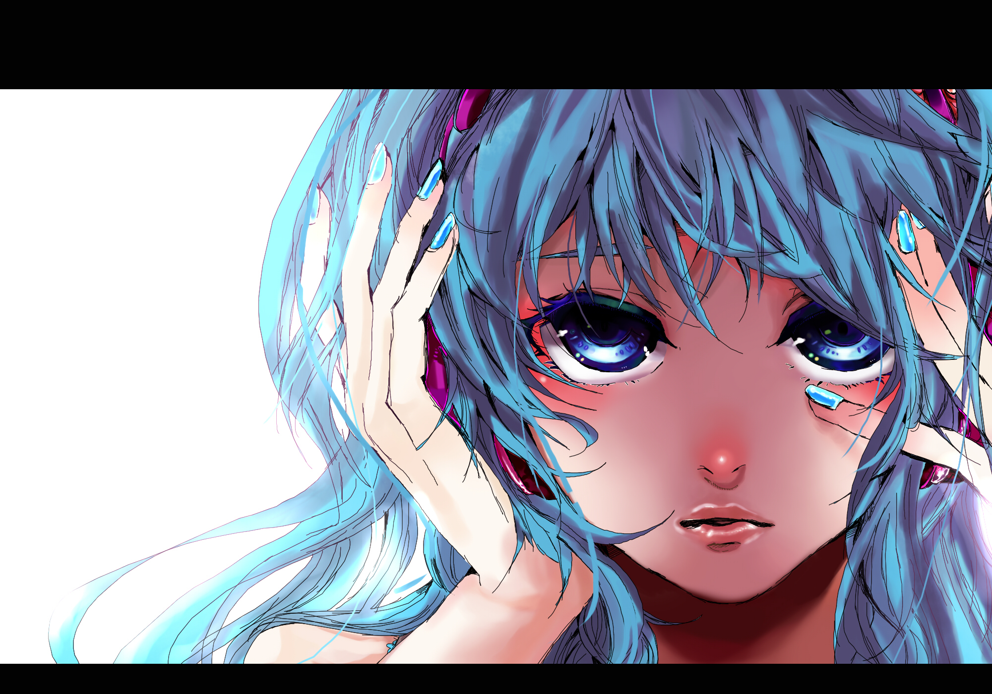 Download Hatsune Miku Anime Vocaloid HD Wallpaper by 秋赤音