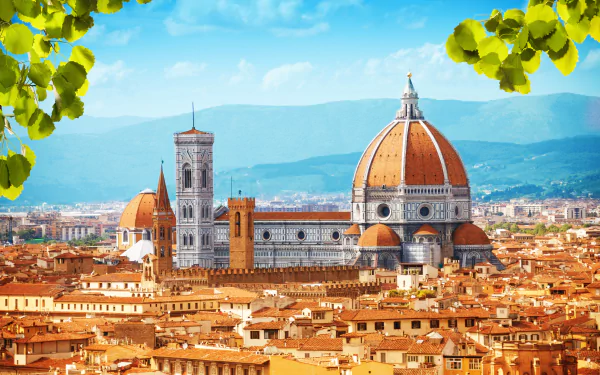 building dome architecture cityscape Italy cathedral Florence religious Florence Cathedral HD Desktop Wallpaper | Background Image