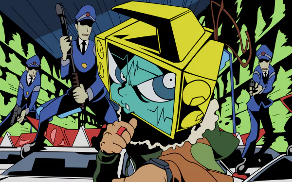 Retro (Dead Leaves) Anime Dead Leaves HD Desktop Wallpaper | Background Image