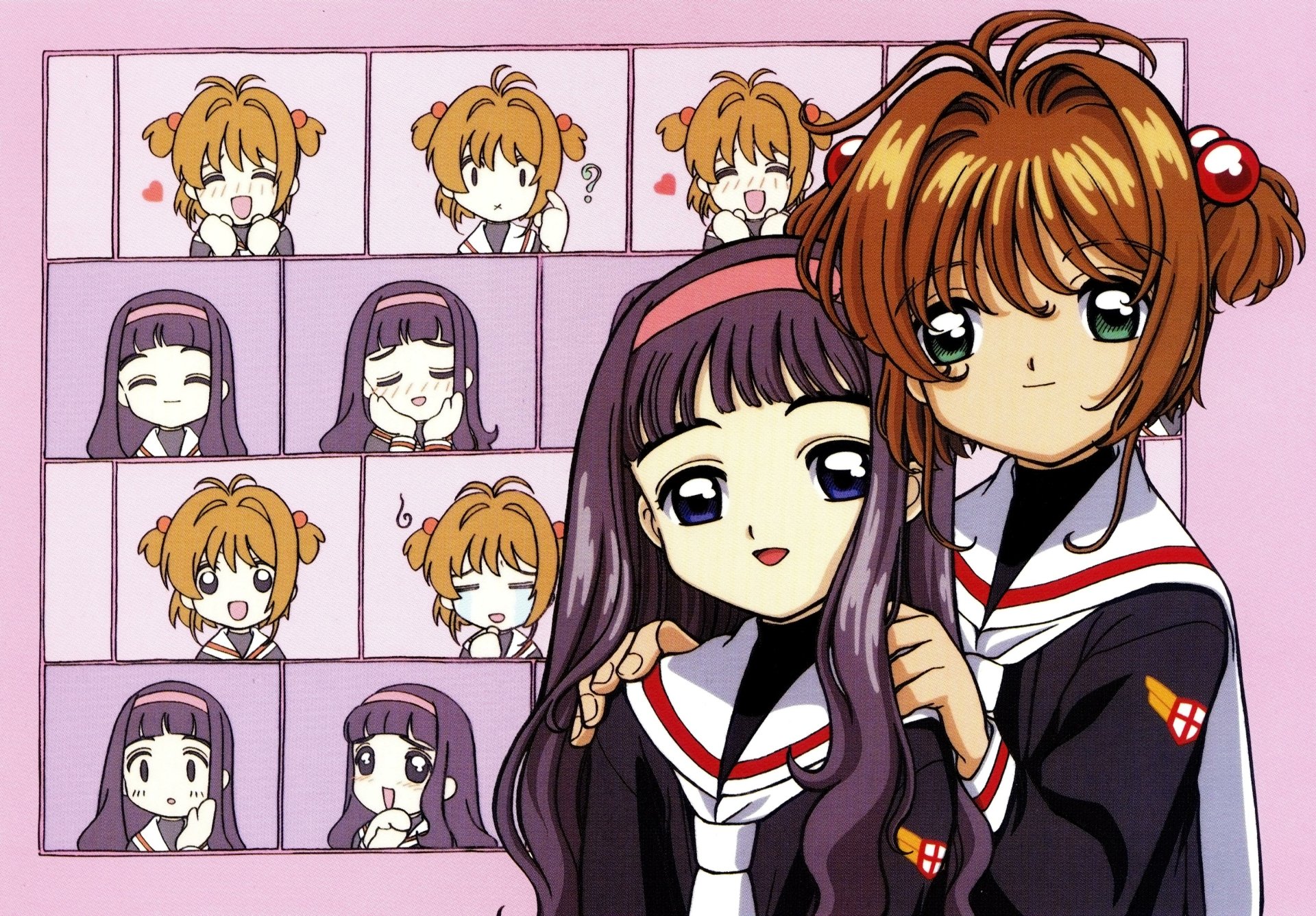 Download Tomoyo Daidouji Sakura Kinomoto Anime Cardcaptor Sakura HD ...