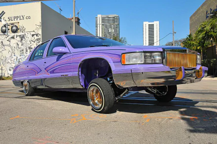 lowrider vehicle Cadillac Fleetwood HD Desktop Wallpaper | Background Image