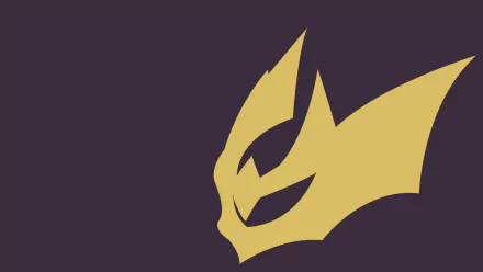 HD anime desktop wallpaper featuring a stylized silhouette of Giratina from Pokémon in bold yellow against a dark background.