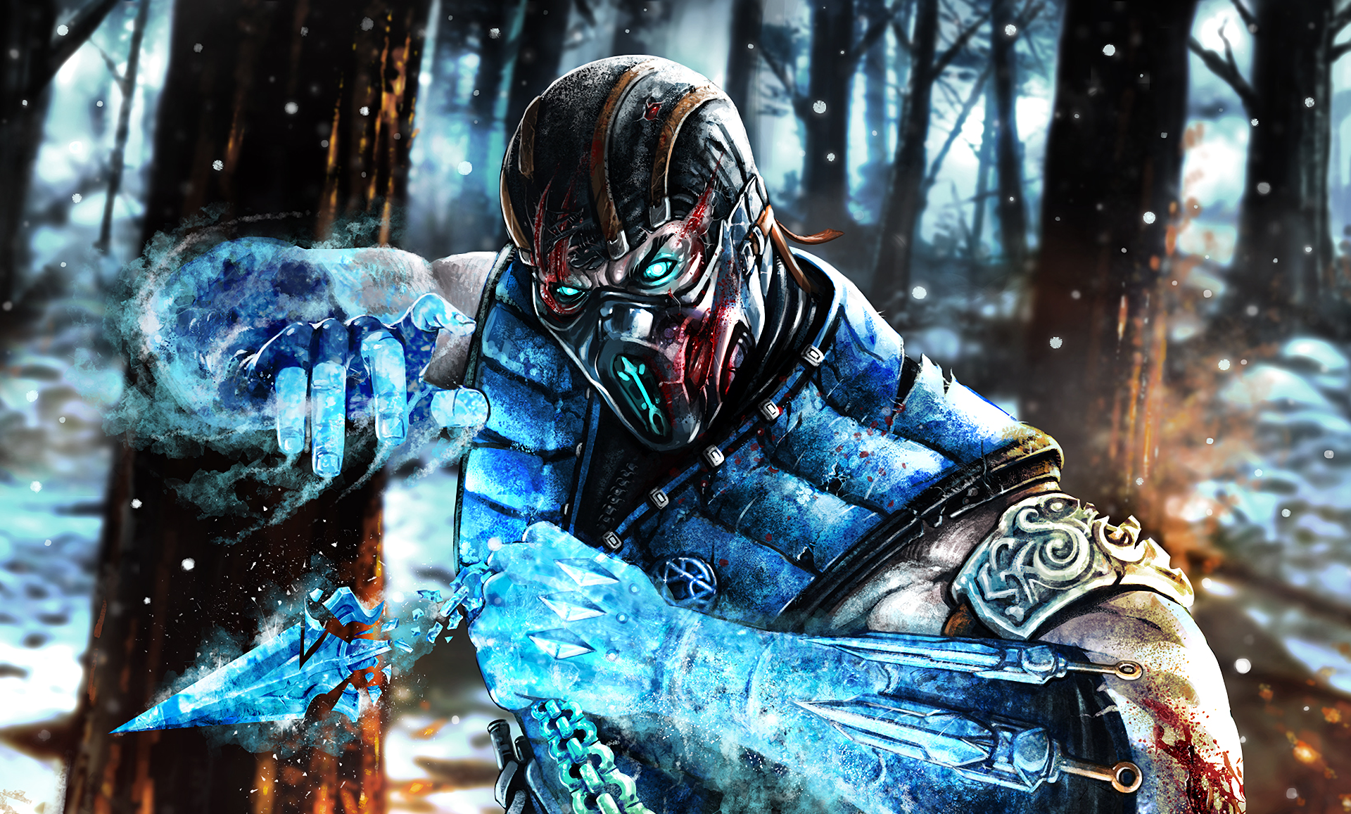 sub zero and scorpion wallpaper