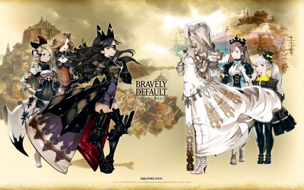 video game Bravely Default HD Desktop Wallpaper | Background Image