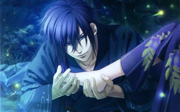 Otome Game Saitou Hajime Anime Hakuouki Shinsengumi Kitan HD Desktop Wallpaper | Background Image