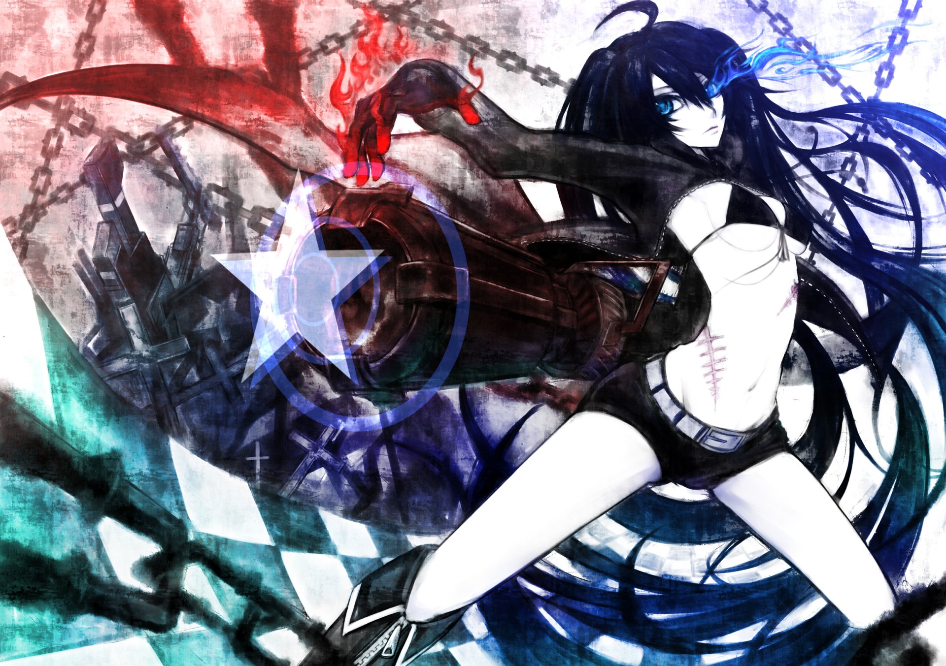 Black rock shooter картинки