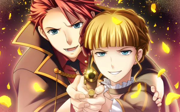 Battler Ushiromiya Beatrice (Umineko no Naku Koro ni) Anime Umineko: When They Cry HD Desktop Wallpaper | Background Image