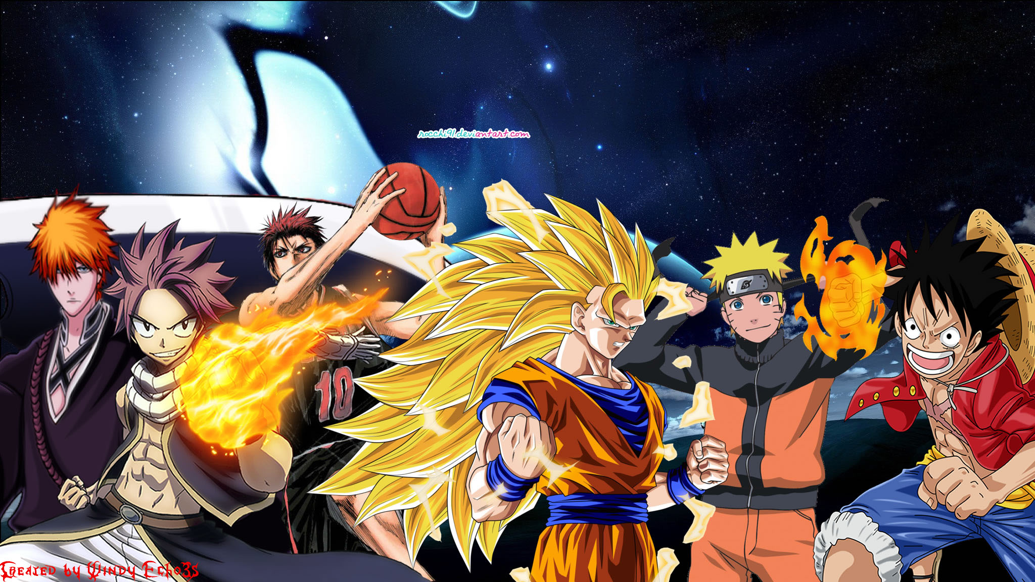 Anime Crossover HD Wallpaper