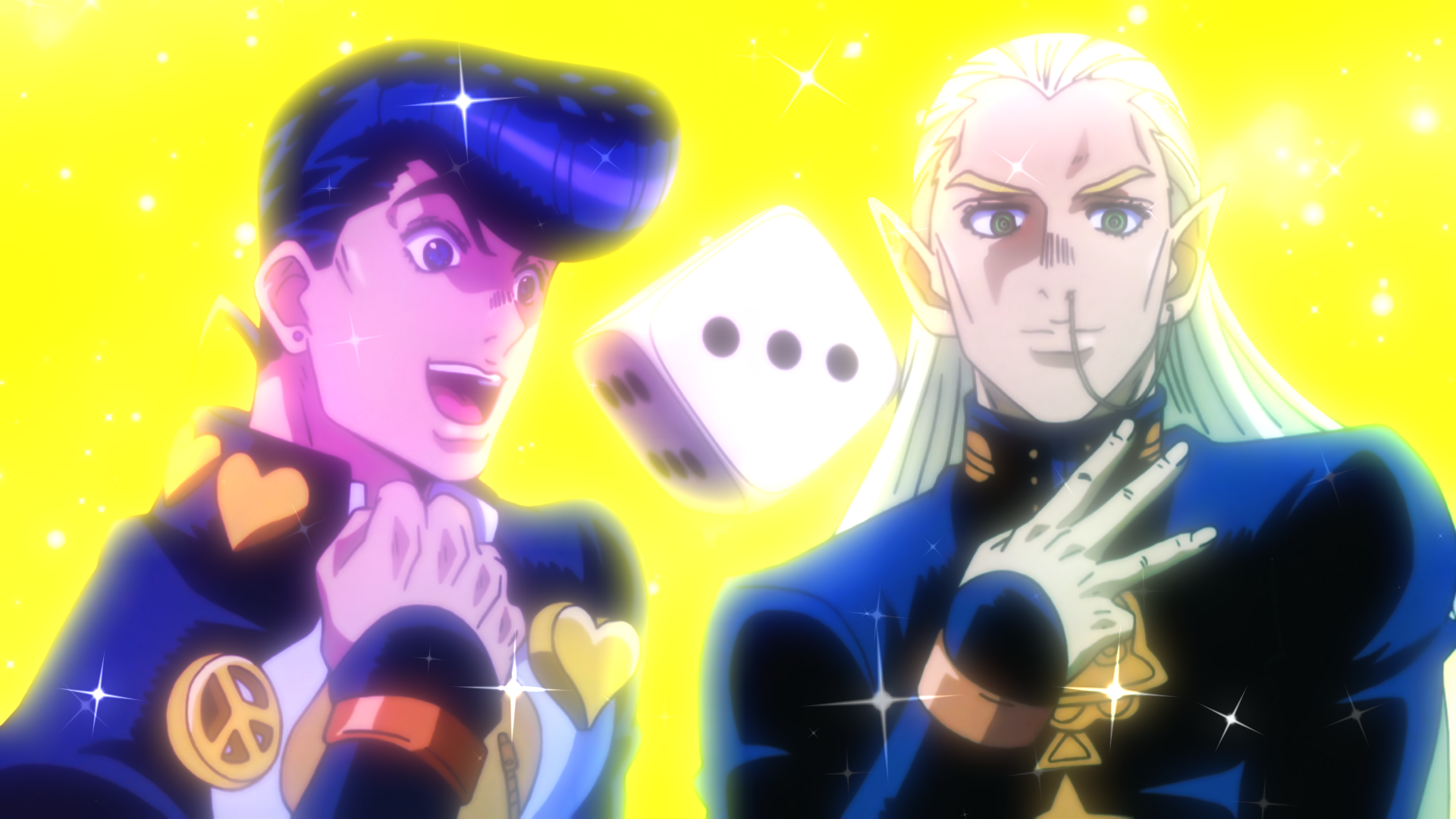 Download Josuke Higashikata Mikitaka Hazekura Anime Jojo's Bizarre Adventure HD Wallpaper by Terumi Nishii