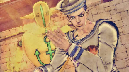 Soft & Wet (Jojo's Bizarre Adventure) Josuke Higashikata Anime Jojo's Bizarre Adventure HD Desktop Wallpaper | Background Image