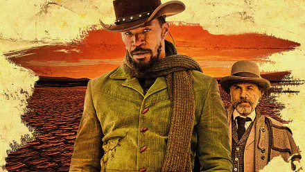 Christoph Waltz Jamie Foxx movie Django Unchained HD Desktop Wallpaper | Background Image