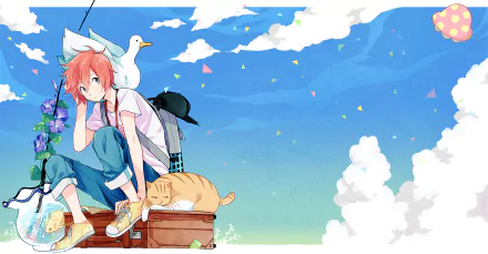 Sanada Yuki Anime Tsuritama HD Desktop Wallpaper | Background Image