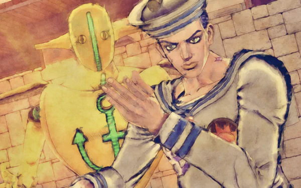 Soft & Wet (Jojo's Bizarre Adventure) Josuke Higashikata Anime Jojo's Bizarre Adventure HD Desktop Wallpaper | Background Image