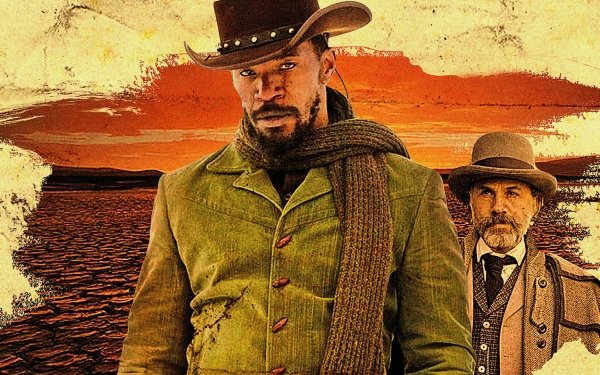Movie Django Unchained Jamie Foxx Christoph Waltz HD Wallpaper | Background Image