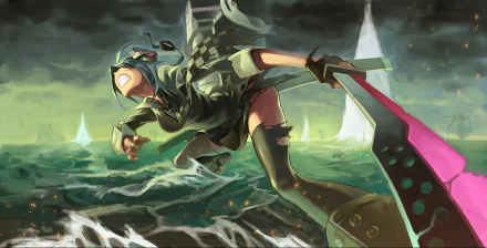 Tenryuu (Kancolle) Anime Kantai Collection HD Desktop Wallpaper | Background Image