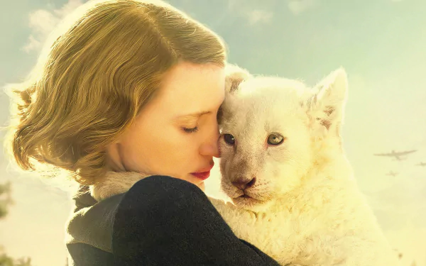 Jessica Chastain movie The Zookeeper's Wife HD Desktop Wallpaper | Background Image