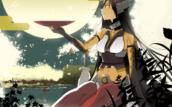 sake Nagato (Kancolle) Anime Kantai Collection HD Desktop Wallpaper | Background Image