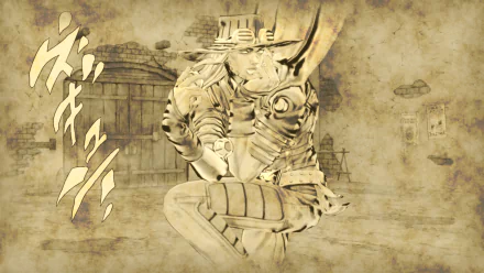 Gyro Zeppeli Anime Jojo's Bizarre Adventure HD Desktop Wallpaper | Background Image