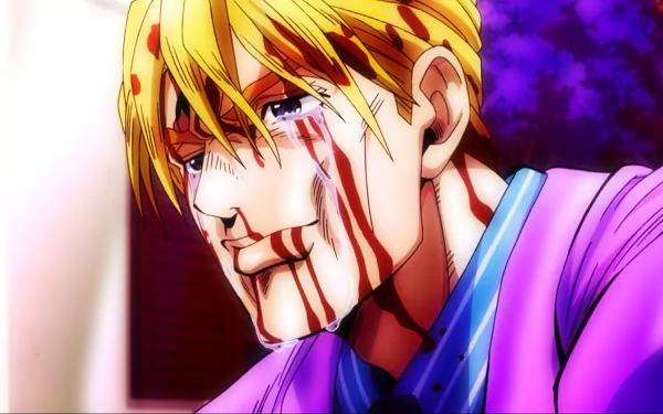 Yoshikage Kira Anime Jojo's Bizarre Adventure HD Desktop Wallpaper | Background Image