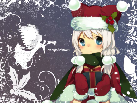 Anime Christmas anime christmas HD Desktop Wallpaper | Background Image