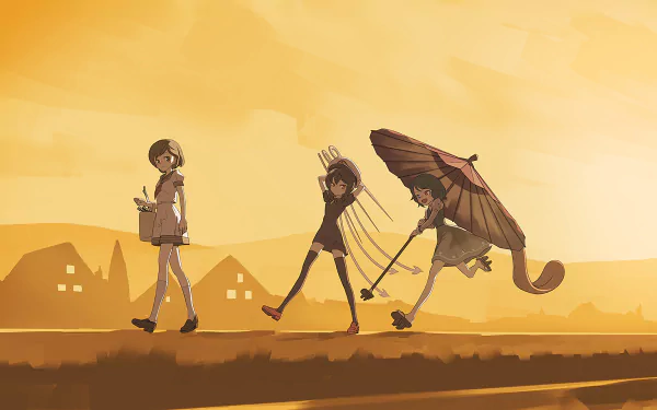 Minamitsu Murasa Kogasa Tatara Nue Houjuu Anime Touhou HD Desktop Wallpaper | Background Image