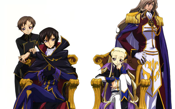 Charles Zi Britannia V.V. (Code Geass) Lelouch Lamperouge Rolo Lamperouge Anime Code Geass HD Desktop Wallpaper | Background Image