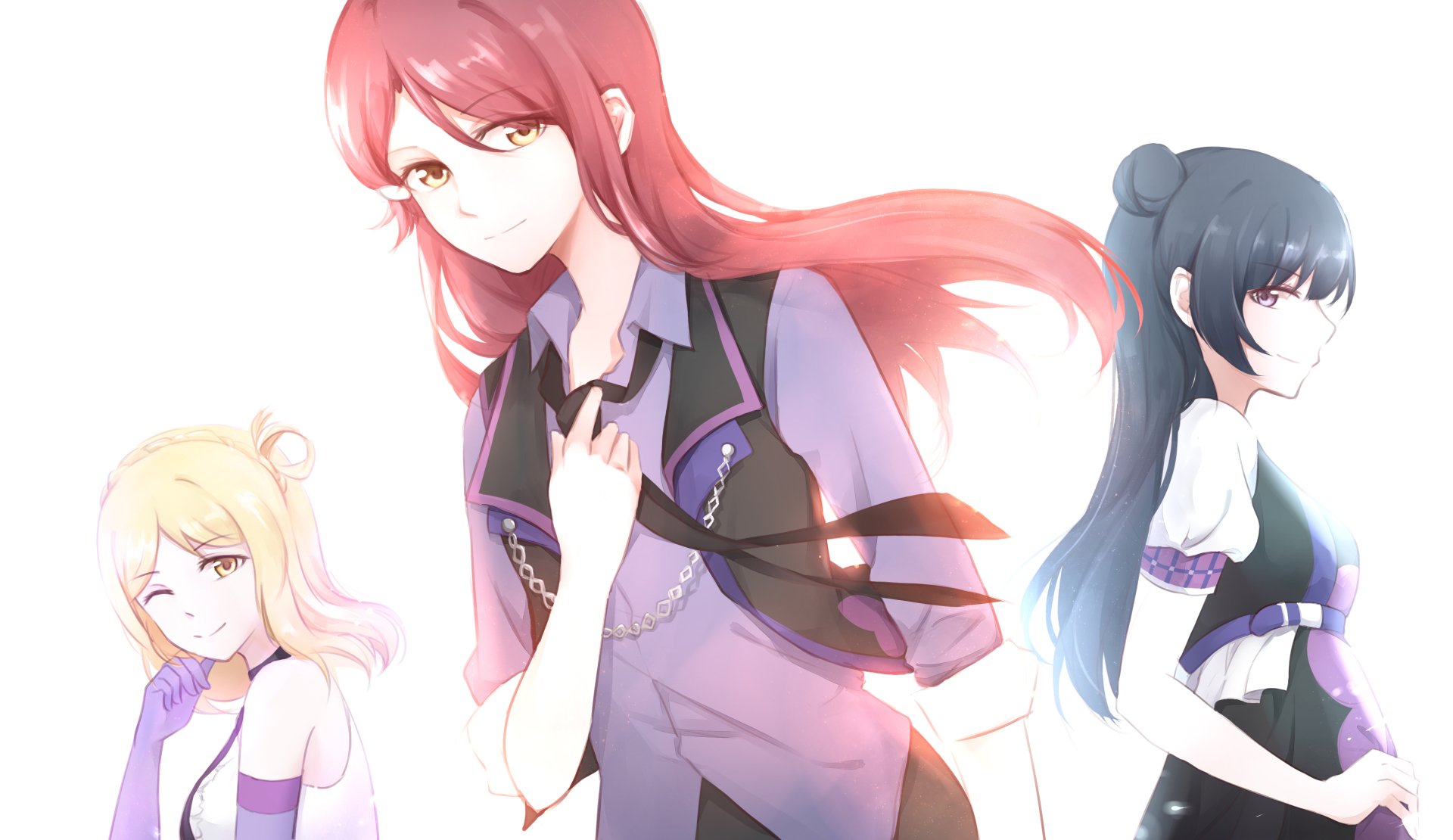 Download Yoshiko Tsushima Riko Sakurauchi Mari Ohara Anime Love Live! Sunshine!! HD Wallpaper by GEMi25