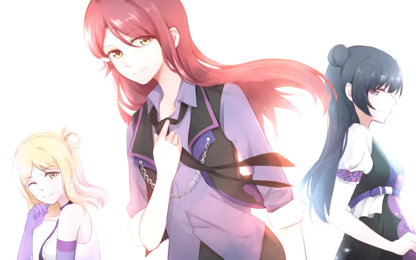 Yoshiko Tsushima Riko Sakurauchi Mari Ohara Anime Love Live! Sunshine!! HD Desktop Wallpaper | Background Image