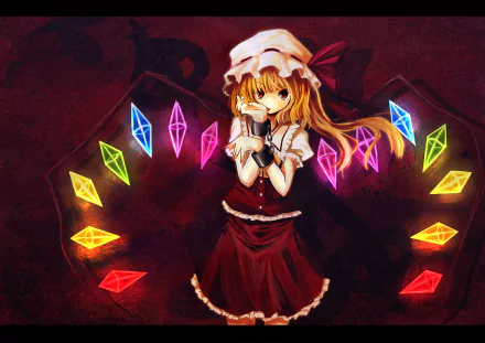 Flandre Scarlet Anime Touhou HD Desktop Wallpaper | Background Image