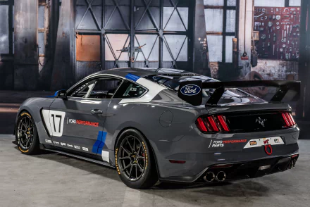 car black car coupé muscle car race car vehicle Ford Mustang GT4 HD Desktop Wallpaper | Background Image