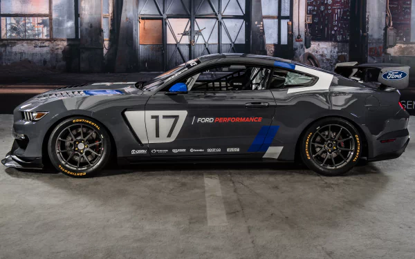 car black car coupé muscle car race car vehicle Ford Mustang GT4 HD Desktop Wallpaper | Background Image