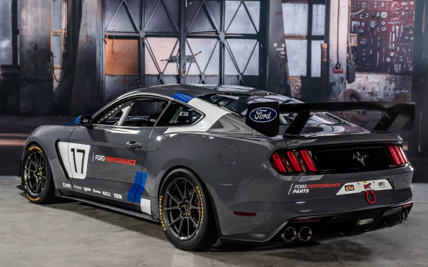 car black car coupé muscle car race car vehicle Ford Mustang GT4 HD Desktop Wallpaper | Background Image
