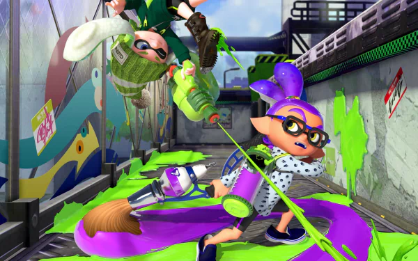 Inkling (Splatoon) video game Splatoon HD Desktop Wallpaper | Background Image