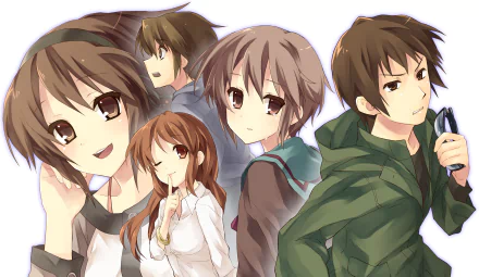 Anime The Melancholy of Haruhi Suzumiya HD Desktop Wallpaper | Background Image