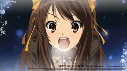 Haruhi Suzumiya Anime The Melancholy of Haruhi Suzumiya HD Desktop Wallpaper | Background Image