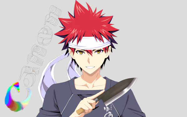 Sōma Yukihira Anime Food Wars: Shokugeki no Soma HD Desktop Wallpaper | Background Image