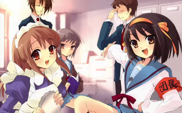 Anime The Melancholy of Haruhi Suzumiya HD Desktop Wallpaper | Background Image