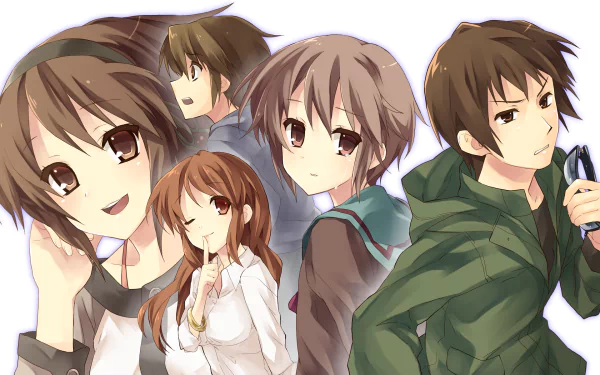 Anime The Melancholy of Haruhi Suzumiya HD Desktop Wallpaper | Background Image