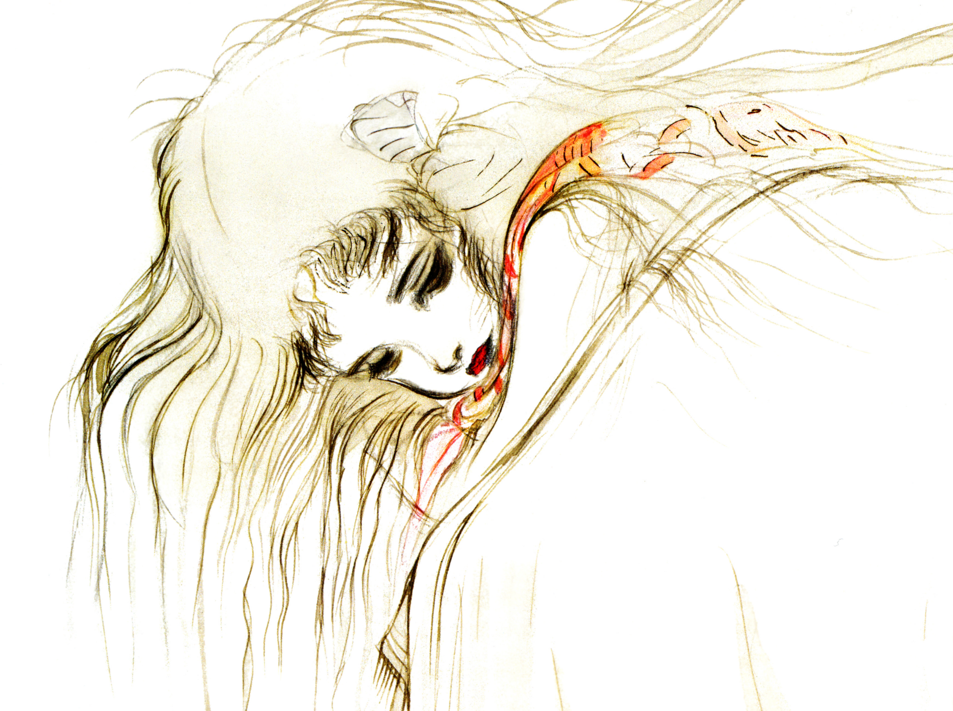 Download Anime Angel's Egg HD Wallpaper by Yoshitaka Amano